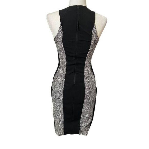 Rag & Bone White & Black Bodycon Sheath Dress XSmall. Weave Pattern - Picture 7 of 11